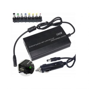 Зарядний пристрій для ноутбуків (універсальний) 2в1 100W black