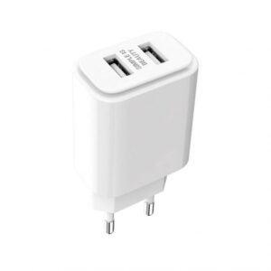 Мережевий зарядний пристрій (адаптер) XO L90C 2USB / 2.4A white