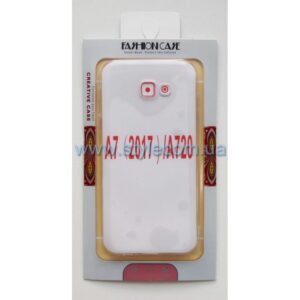 Чохол силіконовий Fashion Case для Samsung Galaxy A7/A720 (2017) прозорий