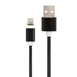 Кабель USB DM-M15 Lightning Magnetic black