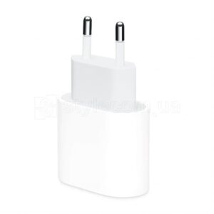 Мережевий зарядний пристрій (адаптер) для Apple iРhone A2347 PD / 25W white High Quality carton box logo