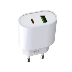 Мережевий зарядний пристрій (адаптер) XO L81A PD_20W / QC3.0_3A white