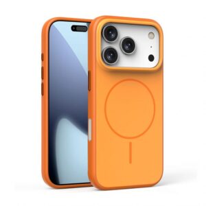 Чохол Soft Matte з MagSafe для Apple iPhone 17 Pro orange