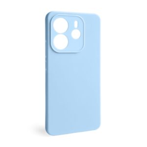 Чохол Full Silicone Case для Xiaomi Redmi Note 14 4G Global light blue (05) (без логотипу)