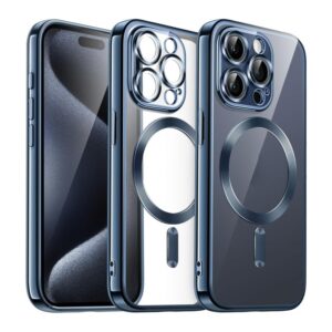 Чохол з функцією MagSafe для Apple iPhone 16 blue (04)