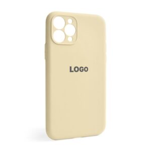 Чохол Full Silicone Case для Apple iPhone 11 Pro antique white (10) закрита камера