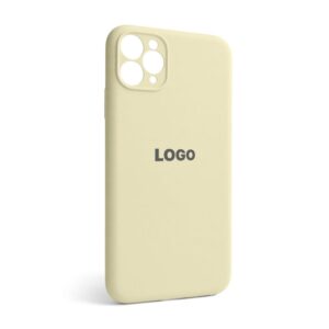 Чохол Full Silicone Case для Apple iPhone 11 Pro Max antique white (10) закрита камера