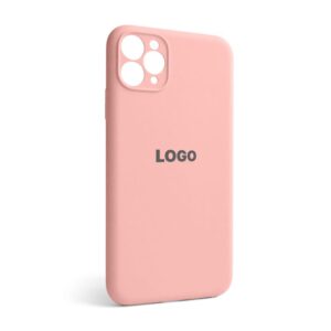 Чохол Full Silicone Case для Apple iPhone 11 Pro Max light pink (12) закрита камера
