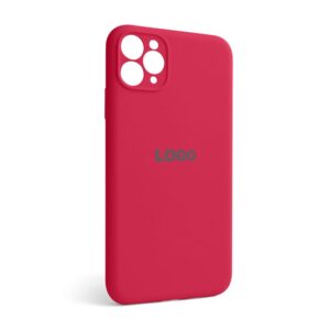 Чохол Full Silicone Case для Apple iPhone 11 Pro Max pomegranate (59) закрита камера