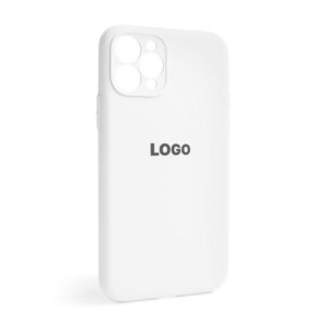 Чохол Full Silicone Case для Apple iPhone 11 Pro white (09) закрита камера