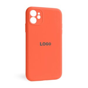 Чохол Full Silicone Case для Apple iPhone 12 apricot (02) закрита камера