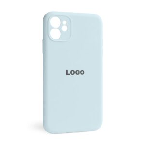 Чохол Full Silicone Case для Apple iPhone 12 sky blue (58) закрита камера