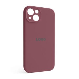 Чохол Full Silicone Case для Apple iPhone 13 maroon (42) закрита камера