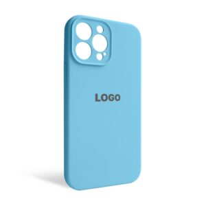 Чохол Full Silicone Case для Apple iPhone 13 Pro Max cornflower (53) закрита камера