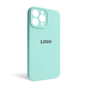 Чохол Full Silicone Case для Apple iPhone 13 Pro Max new blue (67) закрита камера