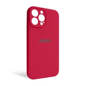 Чохол Full Silicone Case для Apple iPhone 13 Pro Max pomegranate (59) закрита камера