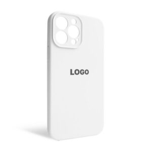 Чохол Full Silicone Case для Apple iPhone 13 Pro Max white (09) закрита камера