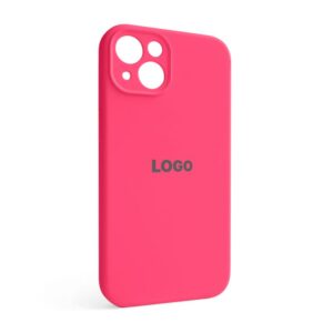 Чохол Full Silicone Case для Apple iPhone 13 shiny pink (38) закрита камера