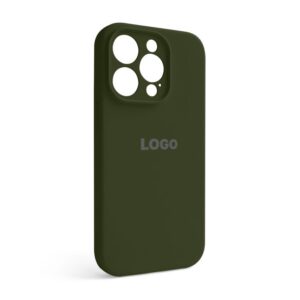 Чохол Full Silicone Case для Apple iPhone 14 Pro forest green (63) закрита камера