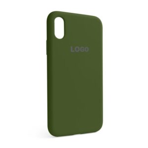 Чохол Full Silicone Case для Apple iPhone X, Xs army green (45)