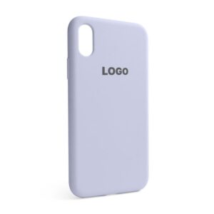 Чохол Full Silicone Case для Apple iPhone X, Xs lilac (39)