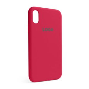 Чохол Full Silicone Case для Apple iPhone X, Xs pomegranate (59)