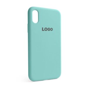 Чохол Full Silicone Case для Apple iPhone X, Xs sea blue (21)
