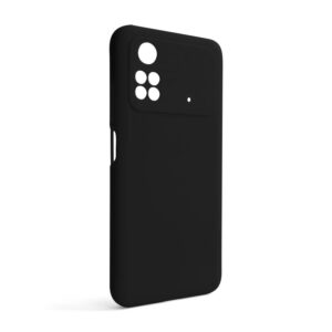 Чохол Full Silicone Case для Xiaomi Poco M4 Pro 5G black (18) (без логотипу)
