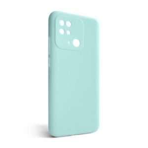 Чохол Full Silicone Case для Xiaomi Redmi 10C turquoise (17) (без логотипу)