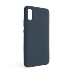 Чохол Full Silicone Case для Xiaomi Redmi 9A dark blue (08) (без логотипу)