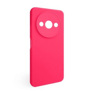 Чохол Full Silicone Case для Xiaomi Redmi A3 fluorescent rose (37) (без логотипу)