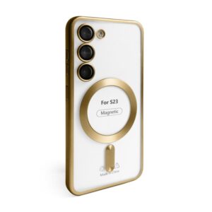Чохол з функцією MagSafe для Samsung Galaxy S23/S911 (2023) gold (03)