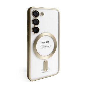 Чохол із функцією MagSafe для Samsung Galaxy S23/S911 (2023) gold (03) матовий