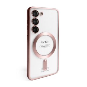 Чохол із функцією MagSafe для Samsung Galaxy S23/S911 (2023) pink (06) матовий