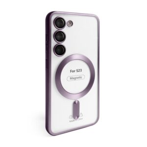 Чохол із функцією MagSafe для Samsung Galaxy S23/S911 (2023) violet (02) матовий