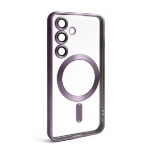 Чохол із функцією MagSafe для Samsung Galaxy S24/S921 (2024), S25/S931 (2025) violet (02) матовий