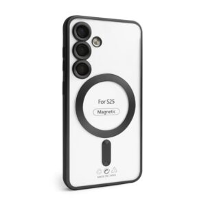 Чохол із функцією MagSafe для Samsung Galaxy S24/S921 (2024), S25/S931 (2025) black (09) матовий