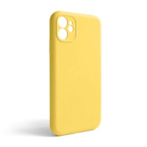Чохол Full Silicone Case для Apple iPhone 11 yellow (04) закрита камера (без логотипу)