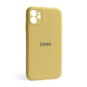 Чохол Full Silicone Case для Apple iPhone 11 yellow (04) закрита камера