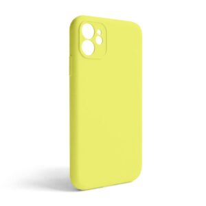Чохол Full Silicone Case для Apple iPhone 11 flash lime (41) закрита камера (без логотипу)