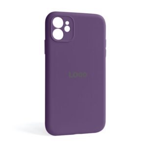 Чохол Full Silicone Case для Apple iPhone 11 grape (43) закрита камера