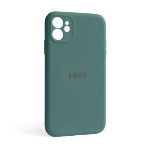 Чохол Full Silicone Case для Apple iPhone 11 pine green (55) закрита камера