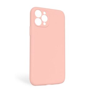 Чохол Full Silicone Case для Apple iPhone 11 Pro Max light pink (12) закрита камера (без логотипу)