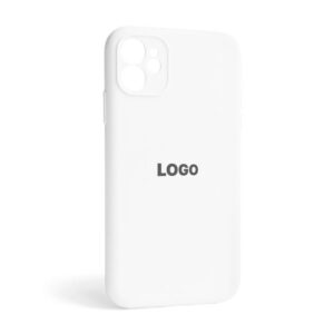 Чохол Full Silicone Case для Apple iPhone 11 white (09) закрита камера