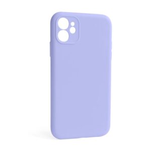 Чохол Full Silicone Case для Apple iPhone 12 lilac (39) закрита камера (без логотипу)