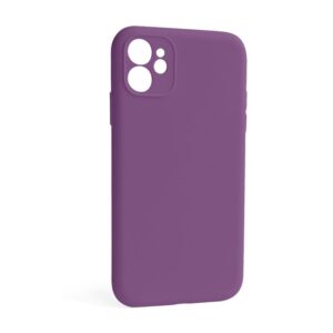 Чохол Full Silicone Case для Apple iPhone 12 grape (43) закрита камера (без логотипу)