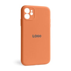 Чохол Full Silicone Case для Apple iPhone 12 new peach (66) закрита камера