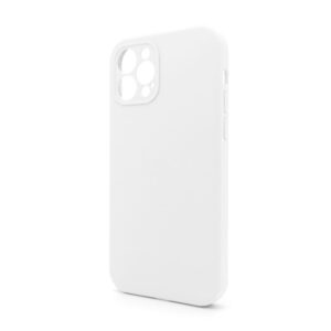 Чохол Full Silicone Case для Apple iPhone 12 Pro Max white (09) закрита камера (без логотипу)