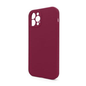 Чохол Full Silicone Case для Apple iPhone 12 Pro Max rose red (37) закрита камера (без логотипу)