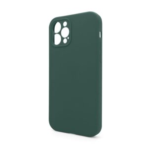 Чохол Full Silicone Case для Apple iPhone 12 Pro Max pine green (55) закрита камера (без логотипу)